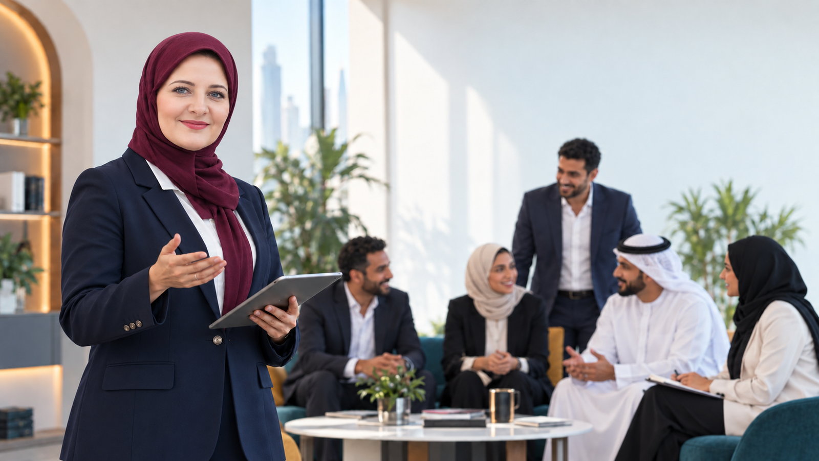 مدربة عربية تقدم تدريبًا احترافيًا